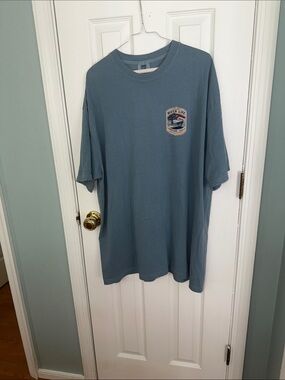 River Life Short Sleeve Tee in Slate Blue